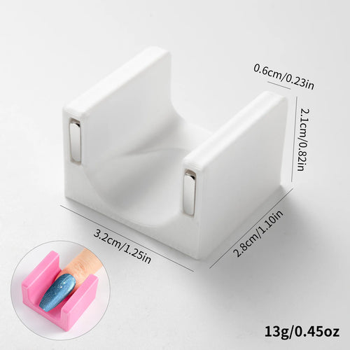 1/2 Pcs U-Shaped Nail Art Tool Cat Eye Gel Polish Enhancer for French