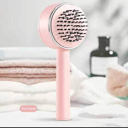 Anti-Static Self-cleaning Hair Brush