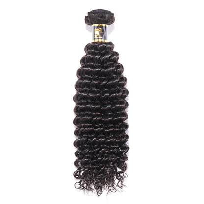 1 Bundle Deal Deep Wave Virgin Hair 100% Unprocessed Human Hair Weave Worldwide