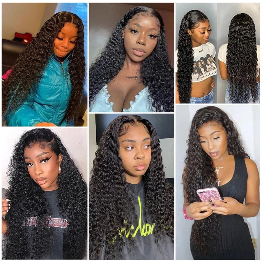 1 Bundle Deal Deep Wave Virgin Hair 100% Unprocessed Human Hair Weave Worldwide