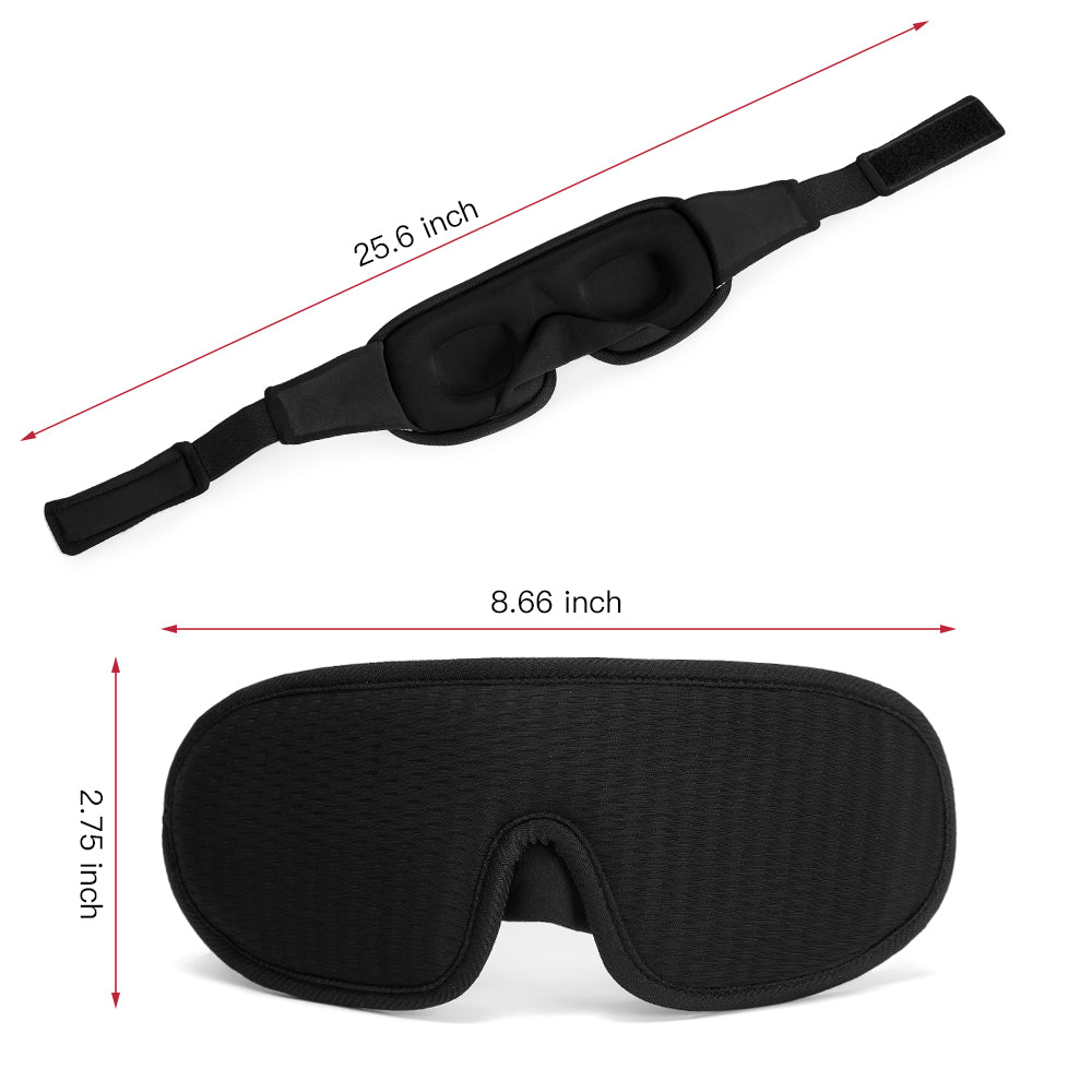 3d Sleeping Mask Block Out Light Soft Padded Sleep Mask For Eyes