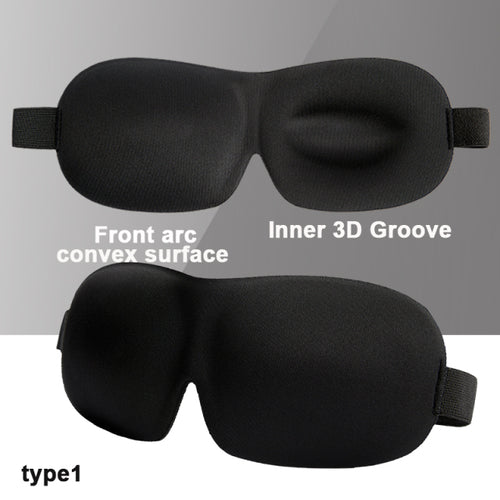 3d Sleeping Mask Block Out Light Soft Padded Sleep Mask For Eyes