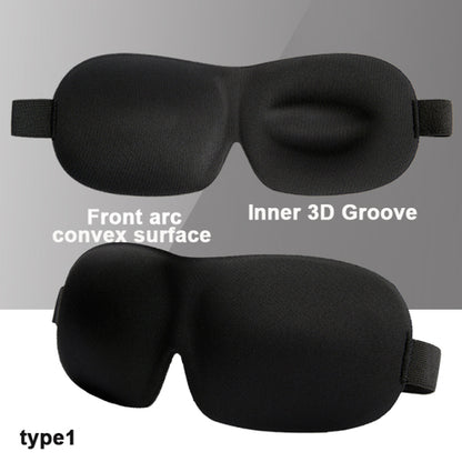 3d Sleeping Mask Block Out Light Soft Padded Sleep Mask For Eyes