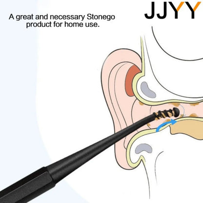 JJYY Soft Silicone Ear Pick Double-ended Earpick Ear Wax Curette
