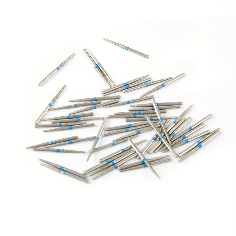 50Pcs/Bag Dental Diamond High Speed Burs for Polishing Smoothing 1.6MM