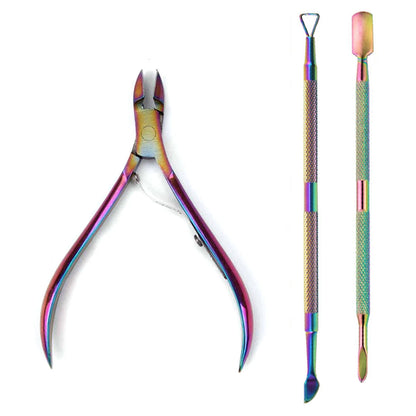 4 Pcs/Set Professional Stainless Steel Nail Cutter Scissor Nippers