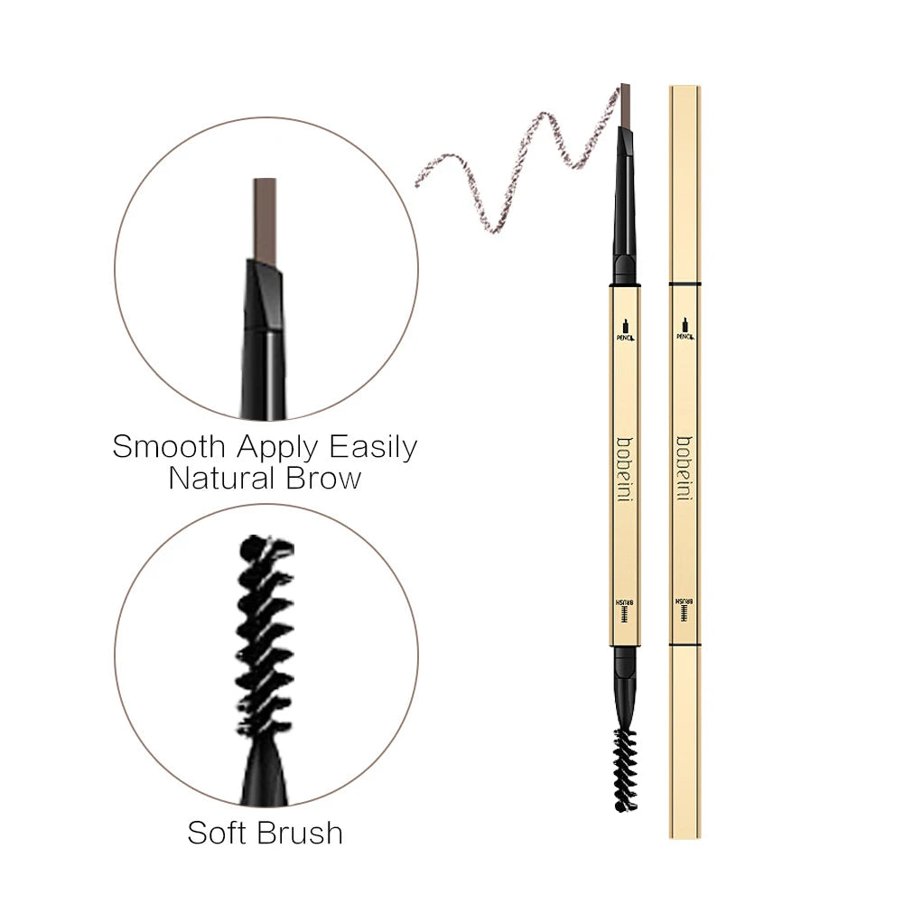 Dual-Ended Waterproof Eyebrow Pencil – Precise, Long-Lasting &