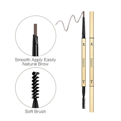 Dual-Ended Waterproof Eyebrow Pencil – Precise, Long-Lasting &