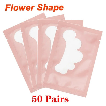 25/50/100Pairs Eye Patches Under Eyelash Pads for Building Hydrogel