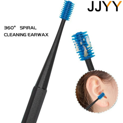 JJYY Soft Silicone Ear Pick Double-ended Earpick Ear Wax Curette