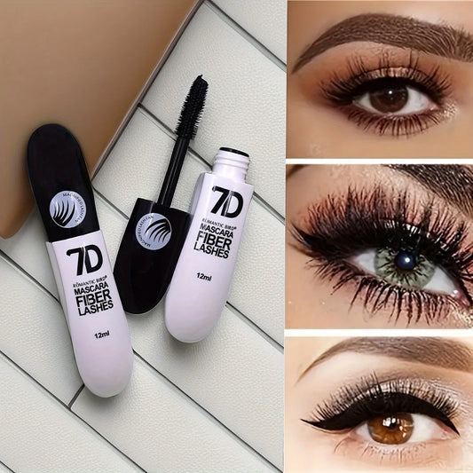 1/2/3PCS 7D Fiber Mascara Set Waterproof Durable Curling Mascara