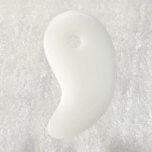 Gua Sha Massage Board for Face Rose Pink Guasha Plate Jade Face