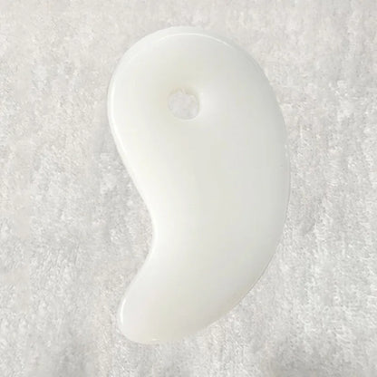 Gua Sha Massage Board for Face Rose Pink Guasha Plate Jade Face