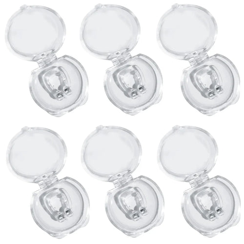 Anti Snore Stop Snoring Nose Clip Silicone Magnetic Sleep Tray