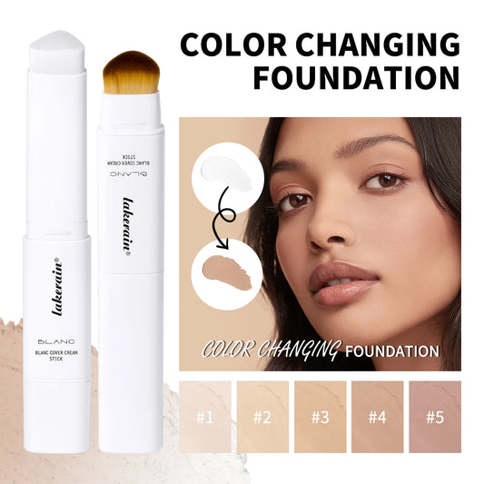 Lakerain Color Changing Foundation Stick Full Coverage Matte Finish