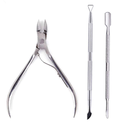 4 Pcs/Set Professional Stainless Steel Nail Cutter Scissor Nippers