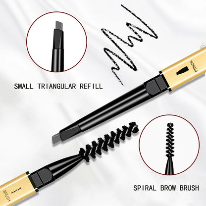 Dual-Ended Waterproof Eyebrow Pencil – Precise, Long-Lasting &