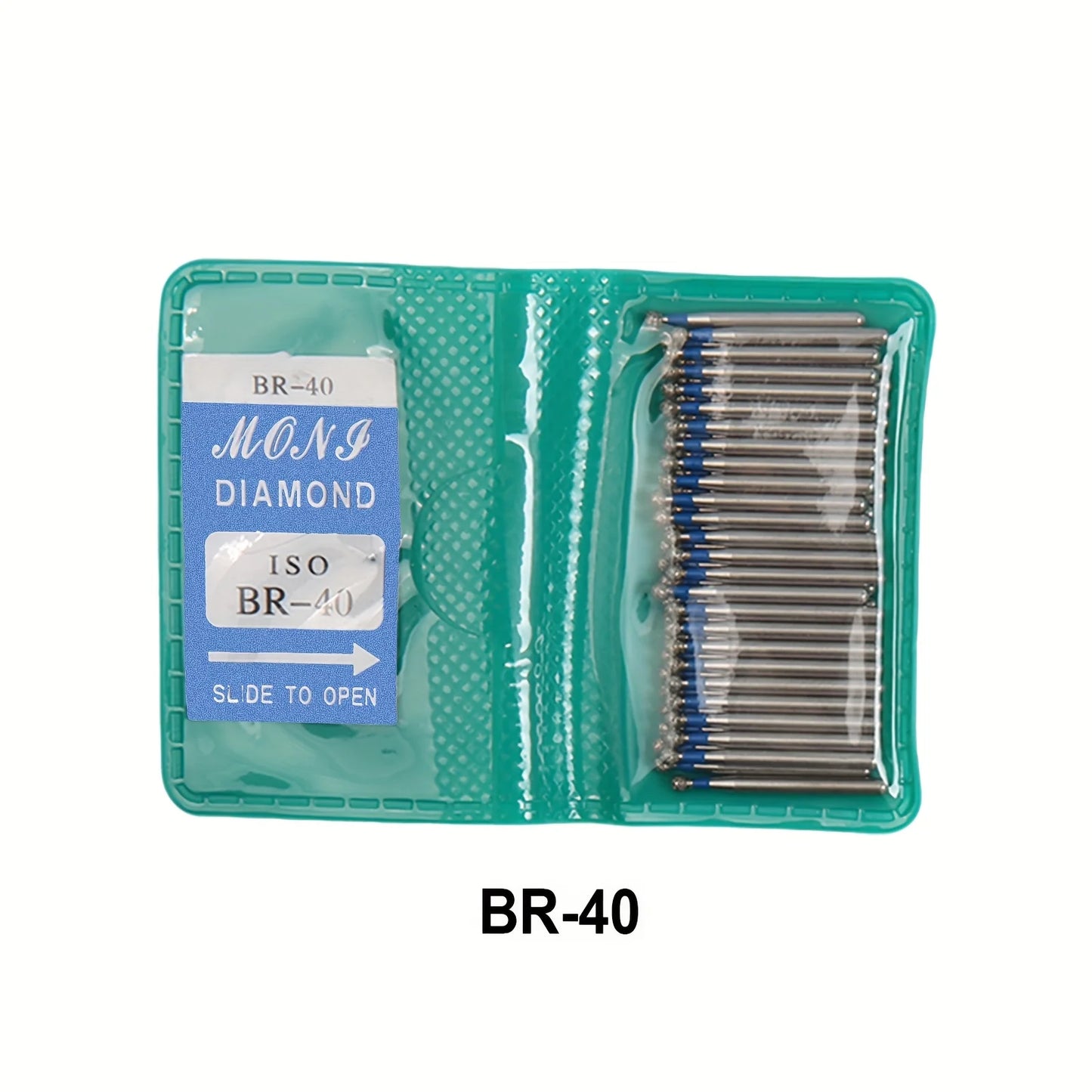 50Pcs/Bag Dental Diamond High Speed Burs for Polishing Smoothing 1.6MM