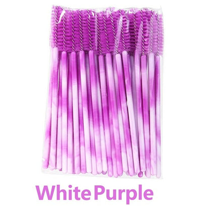 Annafris Eyelash Extension Disposable Soft Head Brushes Professional