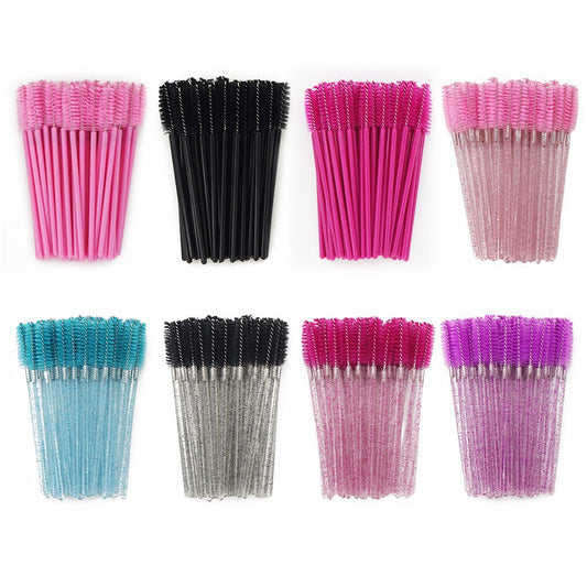 Annafris Eyelash Extension Disposable Soft Head Brushes Professional