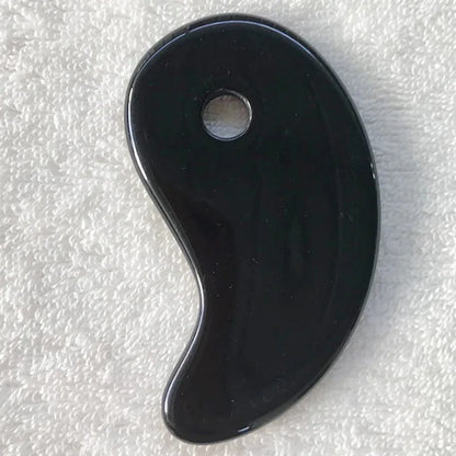 Gua Sha Massage Board for Face Rose Pink Guasha Plate Jade Face