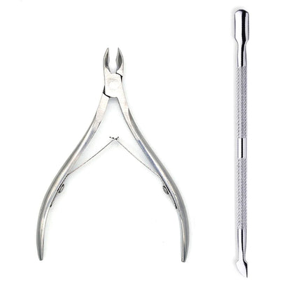 4 Pcs/Set Professional Stainless Steel Nail Cutter Scissor Nippers
