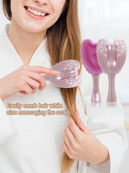 Professional Mini Angel Detangling Tangle Hairbrush Comb Anti-static