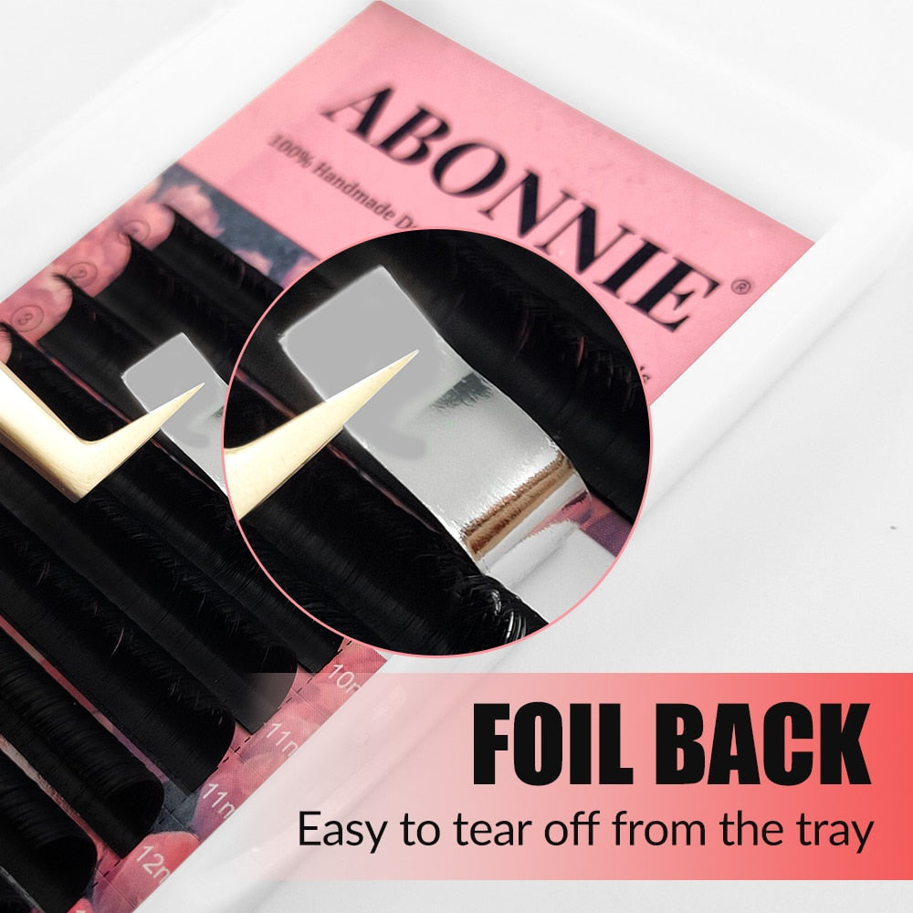 Abonnie Super Soft Blomming Lashes Easy Fan Eyelash Extensions Mega