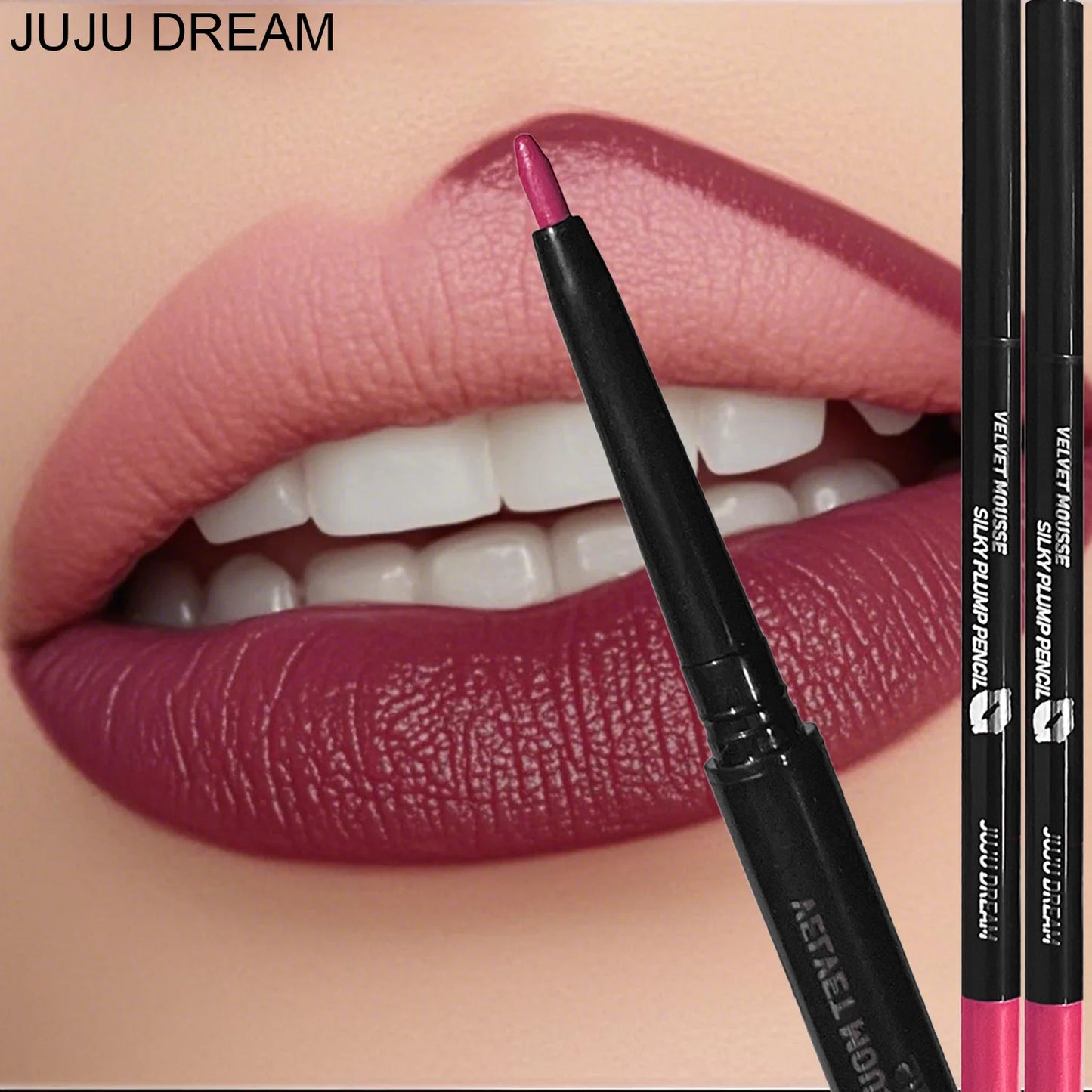 Lip liner, lip brush, lip pencil, one-piece outline, three-dimensional