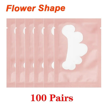 25/50/100Pairs Eye Patches Under Eyelash Pads for Building Hydrogel