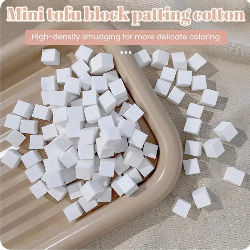 50pcs Sponge Gradient Nail Art Stamper Tools Gel Polish Color Gradient