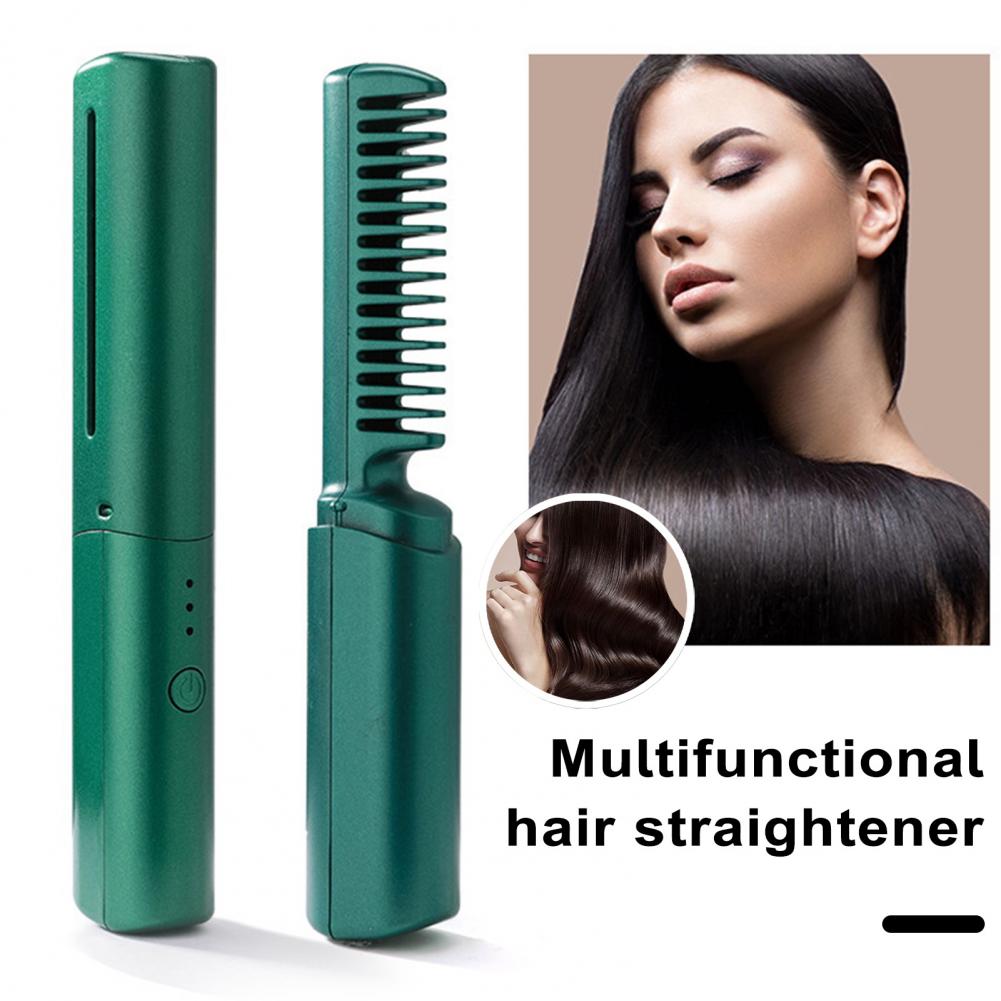 Wireless Hair Comb Straightner