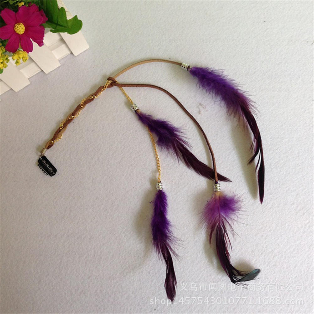 Boho Feather Headband