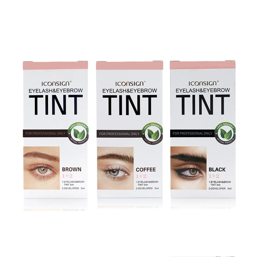 ICONSIGN Eyelash Eyebrow Dye Tint Kit Brow Enhancer Mascara Lift