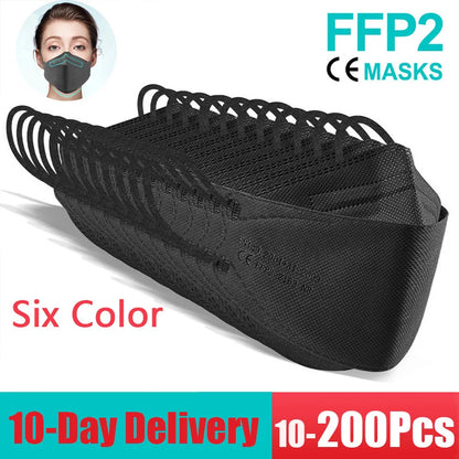 10 Days Delivery! Approved FFP2 Mask Hygienic Safety Dust Respirator