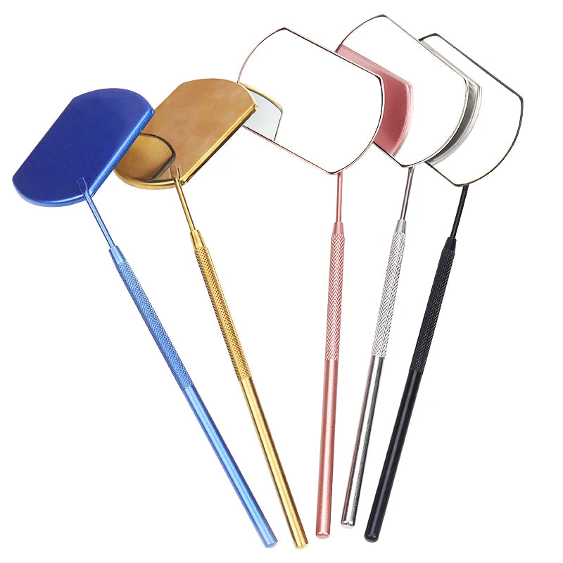 Eyelash Mirror Grafting Lash Magnifying Beauty Long Handle For