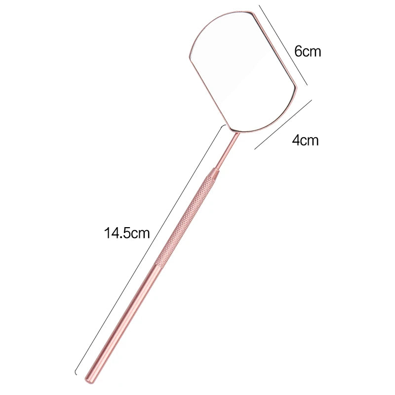 Eyelash Mirror Grafting Lash Magnifying Beauty Long Handle For