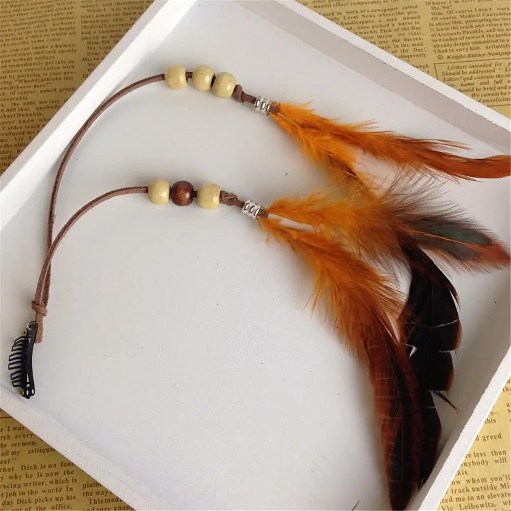 Boho Feather Headband