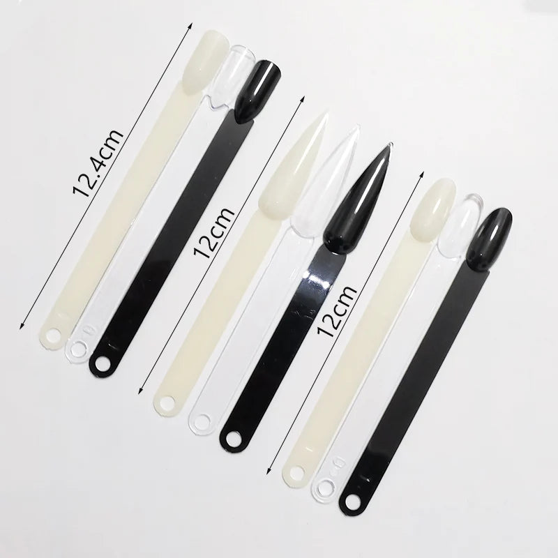 80/50/20pcs Nail Display Sticks Nail Swatch False Nail Tips Nail Gel