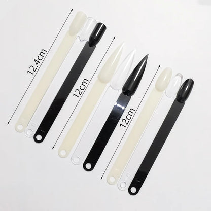 80/50/20pcs Nail Display Sticks Nail Swatch False Nail Tips Nail Gel