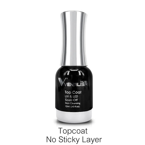 12ml Venalisa TPO FREE Tempered Top Coat Nowipe Long Lasting Top Coat