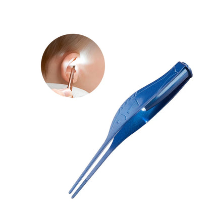 Baby Ear Cleaner Spoon LED Flash Light Ear Wax Curette Picker Visual