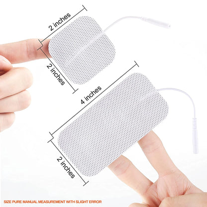 Physiotherapy Tens Electrode Pads Conductive Gel Therapeutic Pulse