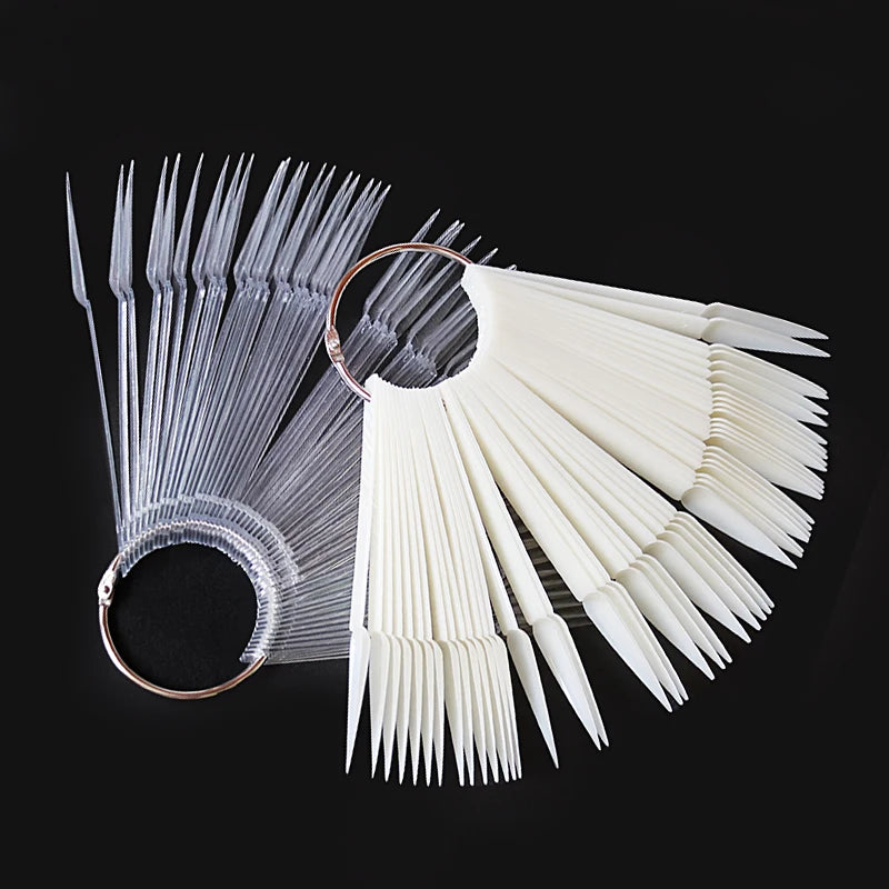 80/50/20pcs Nail Display Sticks Nail Swatch False Nail Tips Nail Gel