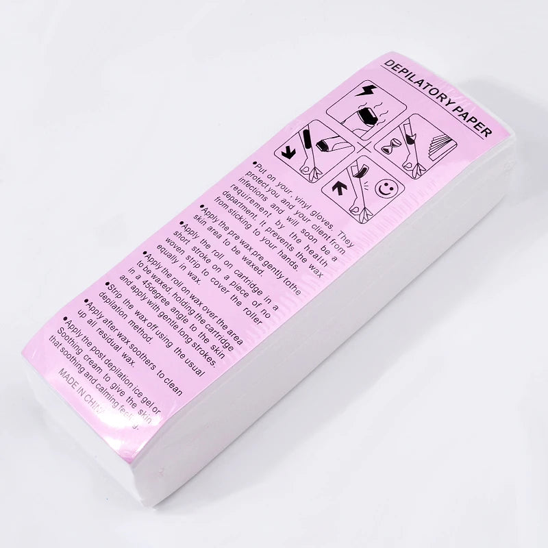 100pcs Removal Nonwoven Body Cloth Hair Remove Wax Paper Rolls High
