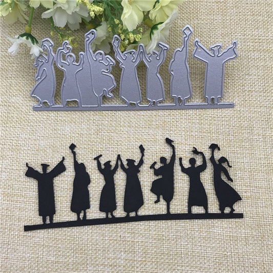 Happy Graduates Metal Cutting Dies for Card Making, Decorative Embossing,