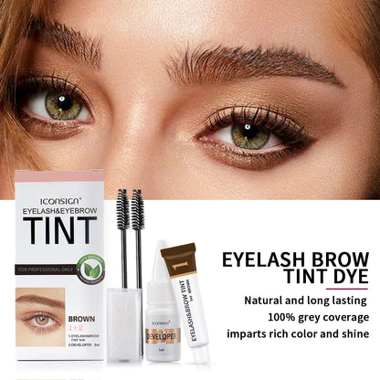 ICONSIGN Eyelash Eyebrow Dye Tint Kit Brow Enhancer Mascara Lift