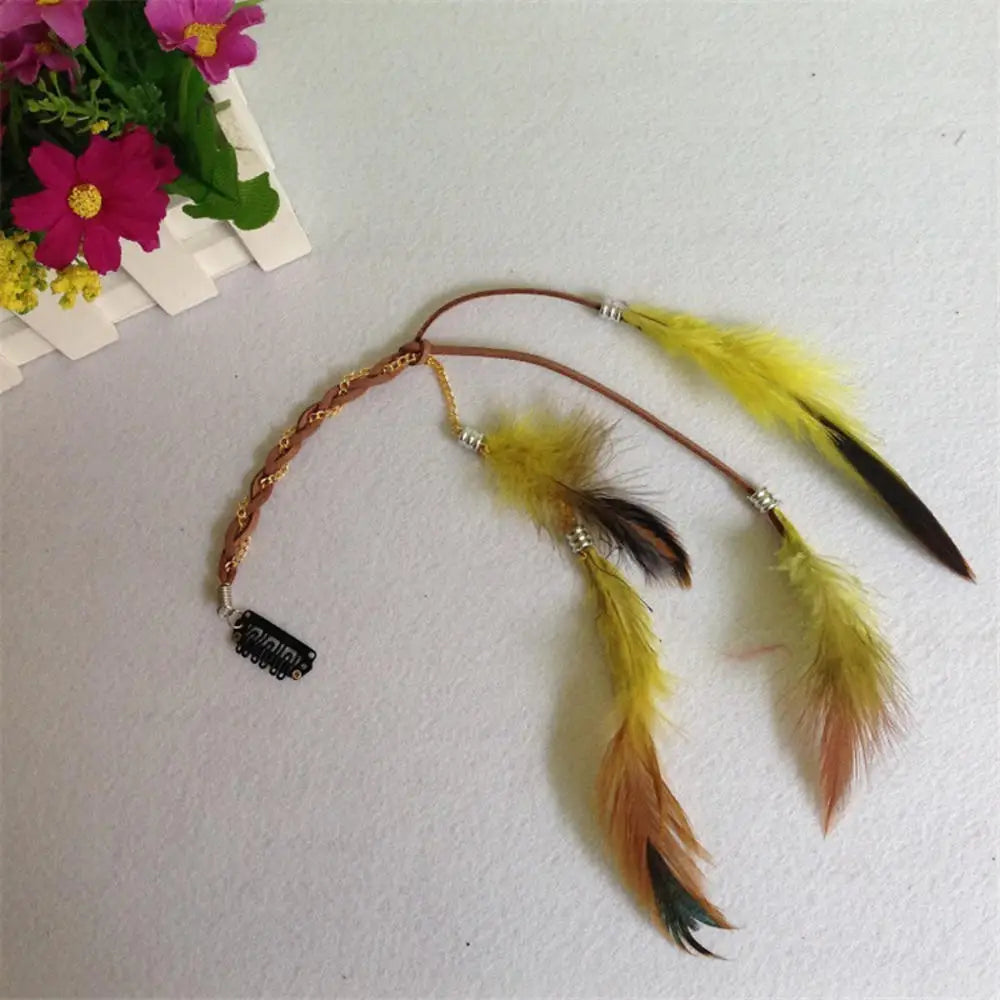 Boho Feather Headband