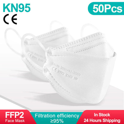 10 Days Delivery! Approved FFP2 Mask Hygienic Safety Dust Respirator