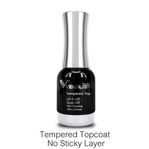 12ml Venalisa TPO FREE Tempered Top Coat Nowipe Long Lasting Top Coat